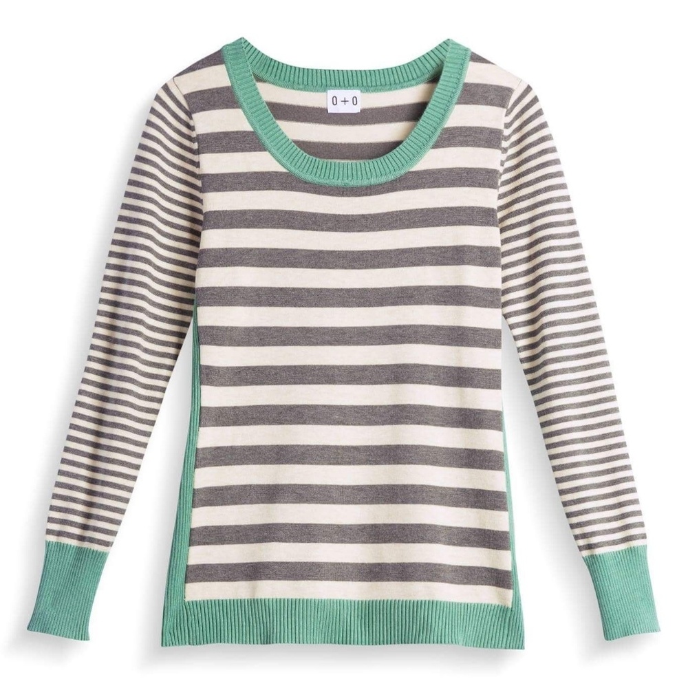 NWOT Stitch Fix mint striped sweater